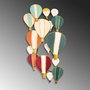 Wallity Kapadokya Accesorio Decorativo de Pared de Metal Multicolor